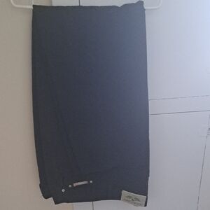 Natural Issue 40x32 Black Trousers with Logo Detail 100% Cotton